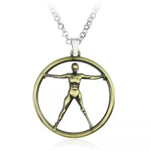 Bronze HBO Westworld Logo Pendant Necklace NEW